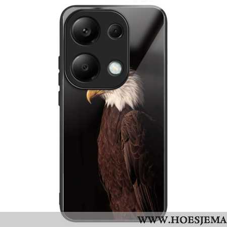 Case Hoesje Xiaomi Redmi Note 13 Pro 4g Telefoonhoesje Adelaar Gehard Glas