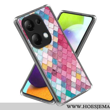 Case Hoesje Xiaomi Redmi Note 13 Pro 4g Telefoonhoesje Kleurrijke Muur