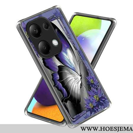 Hoesje Xiaomi Redmi Note 13 Pro 4g Paarse Vlinder