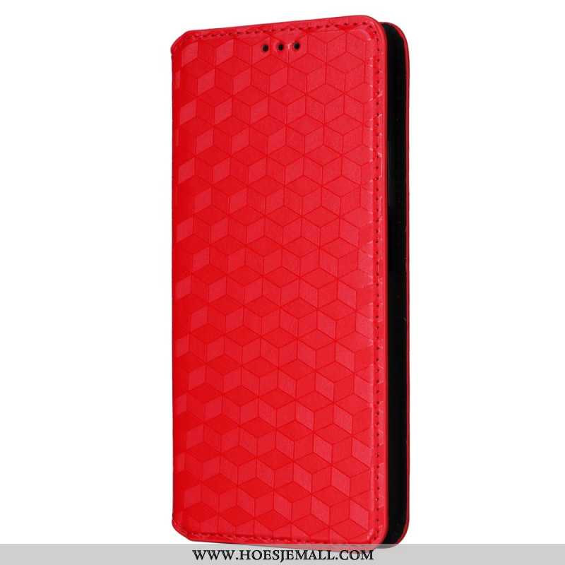 Folio-hoesje Xiaomi Redmi Note 13 Pro 4g Telefoonhoesje Ruitpatroon