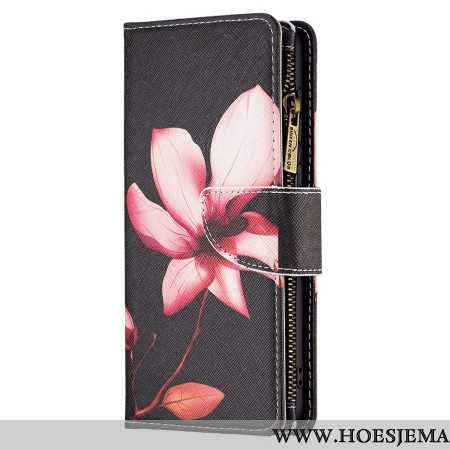 Bescherming Hoesje Xiaomi Redmi Note 13 Pro 4g Lotus Riem Portemonnee