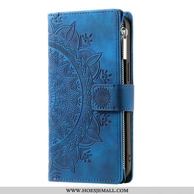 Leren Hoesje Xiaomi Redmi Note 13 Pro 4g Mandala-leereffect Bescherming Hoesje