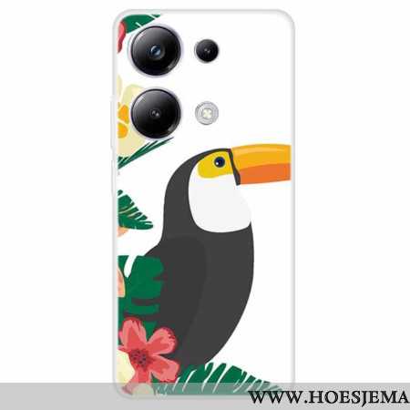 Hoesje Voor Xiaomi Redmi Note 13 Pro 4g Bladeren En Vogel