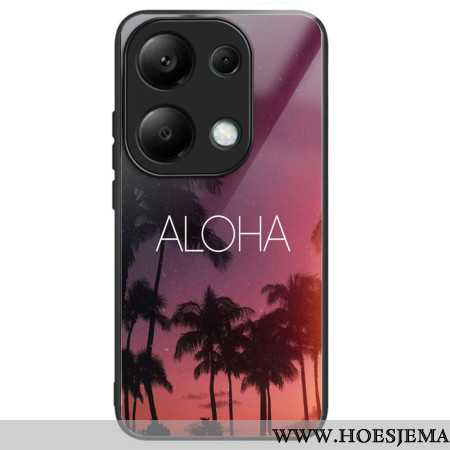 Hoesje Xiaomi Redmi Note 13 Pro 4g Aloha Gehard Glas Bescherming Hoesje