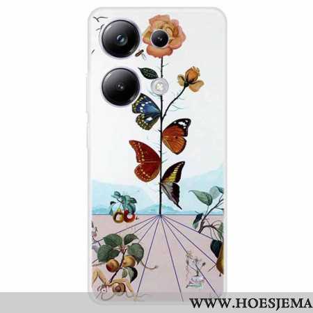 Hoesje Voor Xiaomi Redmi Note 13 Pro 4g Vlinderbloemen