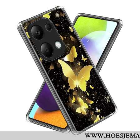 Hoesje Xiaomi Redmi Note 13 Pro 4g Gouden Vlinders