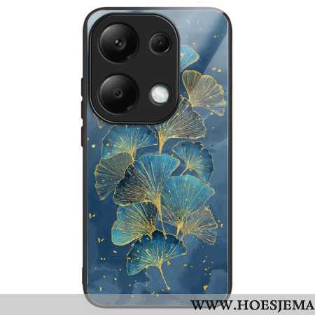 Hoesje Xiaomi Redmi Note 13 Pro 4g Bloemen Gehard Glas