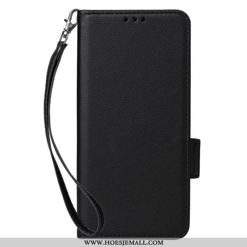 Leren Hoesje Xiaomi Redmi Note 13 Pro 4g Ultradunne Band