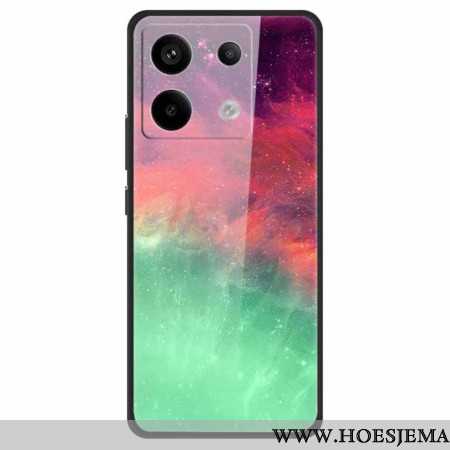 Cover Hoesje Xiaomi Redmi Note 13 Pro 5g Telefoonhoesje Gehard Glas Gekleurd Patroon