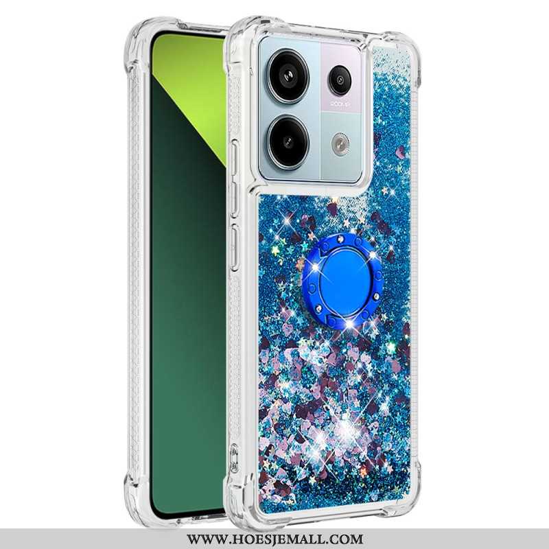 Hoesje Xiaomi Redmi Note 13 Pro 5g Glitterringhouder Bescherming Hoesje