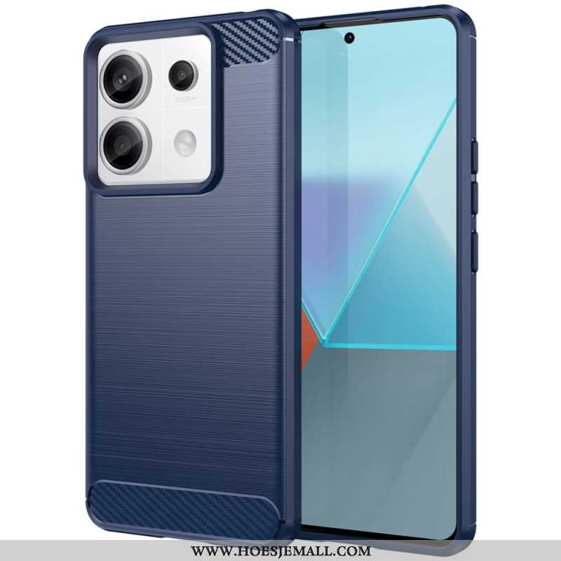 Cover Hoesje Xiaomi Redmi Note 13 Pro 5g Telefoonhoesje Koolstofvezeltextuur