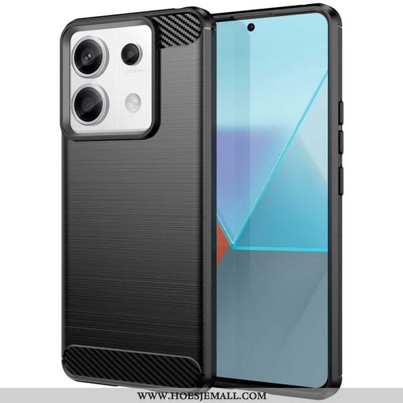 Cover Hoesje Xiaomi Redmi Note 13 Pro 5g Telefoonhoesje Koolstofvezeltextuur