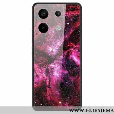 Case Hoesje Xiaomi Redmi Note 13 Pro 5g Telefoonhoesje Melkweg Gehard Glas