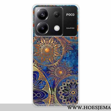 Hoesje Xiaomi Redmi Note 13 Pro 5g Gouden Bloem Bescherming Hoesje