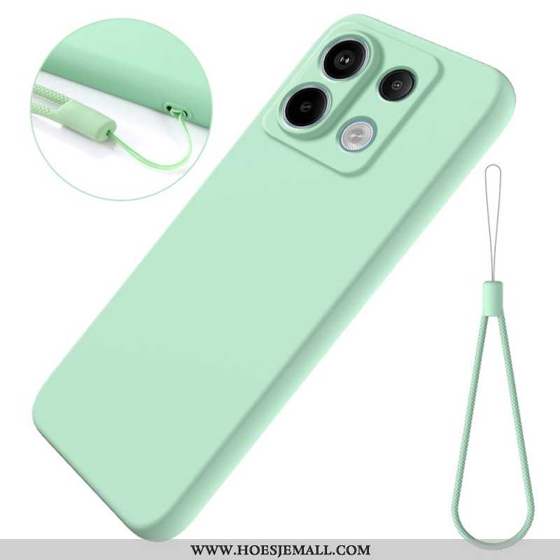 Hoesje Xiaomi Redmi Note 13 Pro 5g Vloeibare Siliconen Band