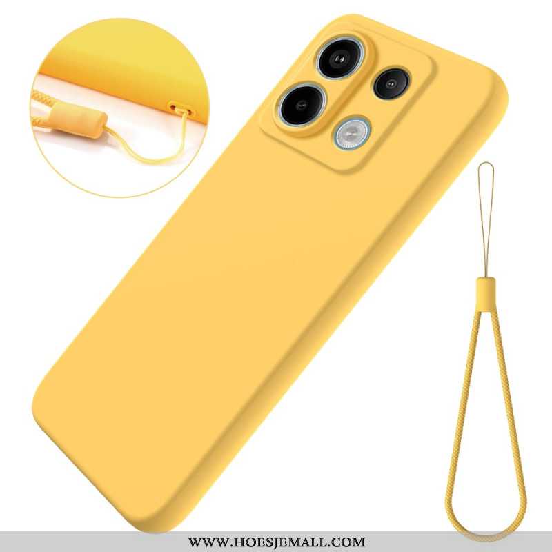 Hoesje Xiaomi Redmi Note 13 Pro 5g Vloeibare Siliconen Band