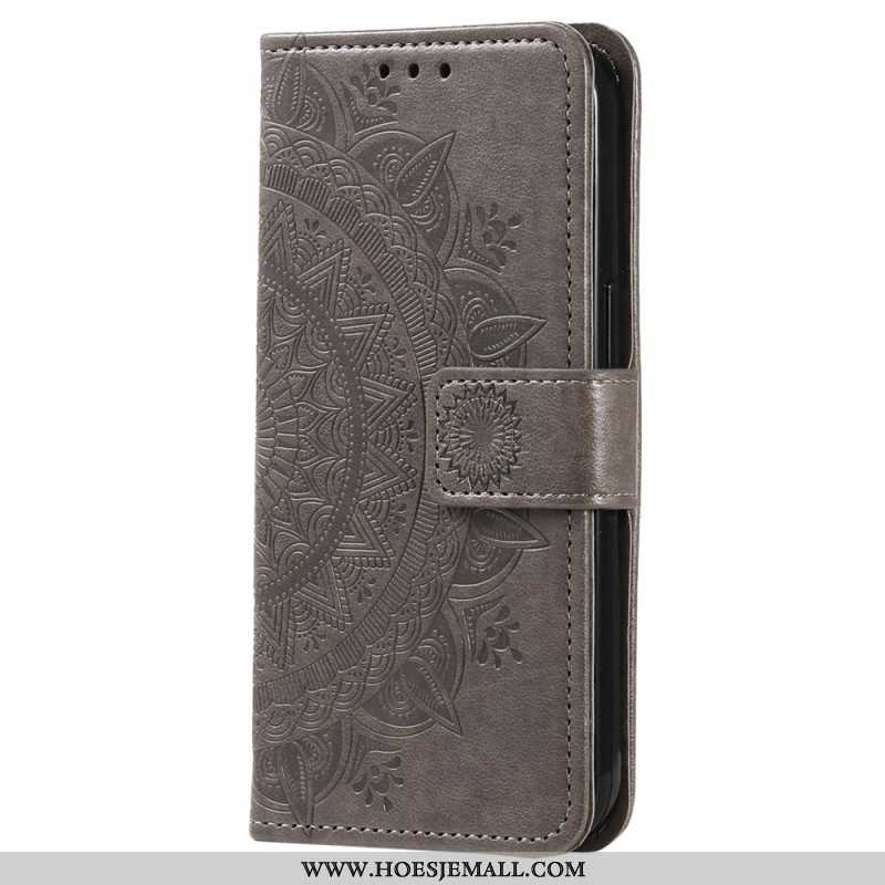 Bescherming Hoesje Xiaomi Redmi Note 13 Pro Plus 5g Mandala Zon Met Riem