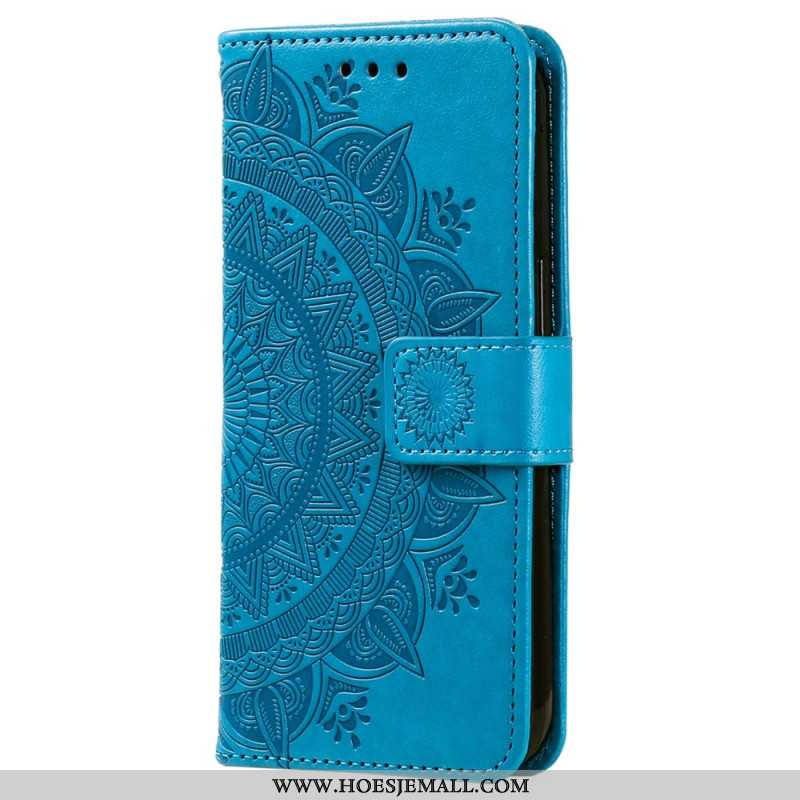 Bescherming Hoesje Xiaomi Redmi Note 13 Pro Plus 5g Mandala Zon Met Riem