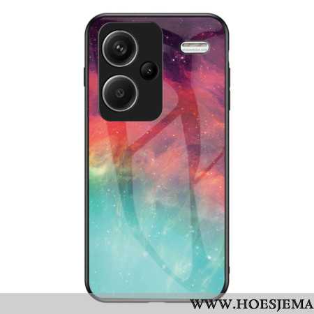 Hoesje Xiaomi Redmi Note 13 Pro Plus 5g Sterrenhemel Gehard Glas Bescherming Hoesje