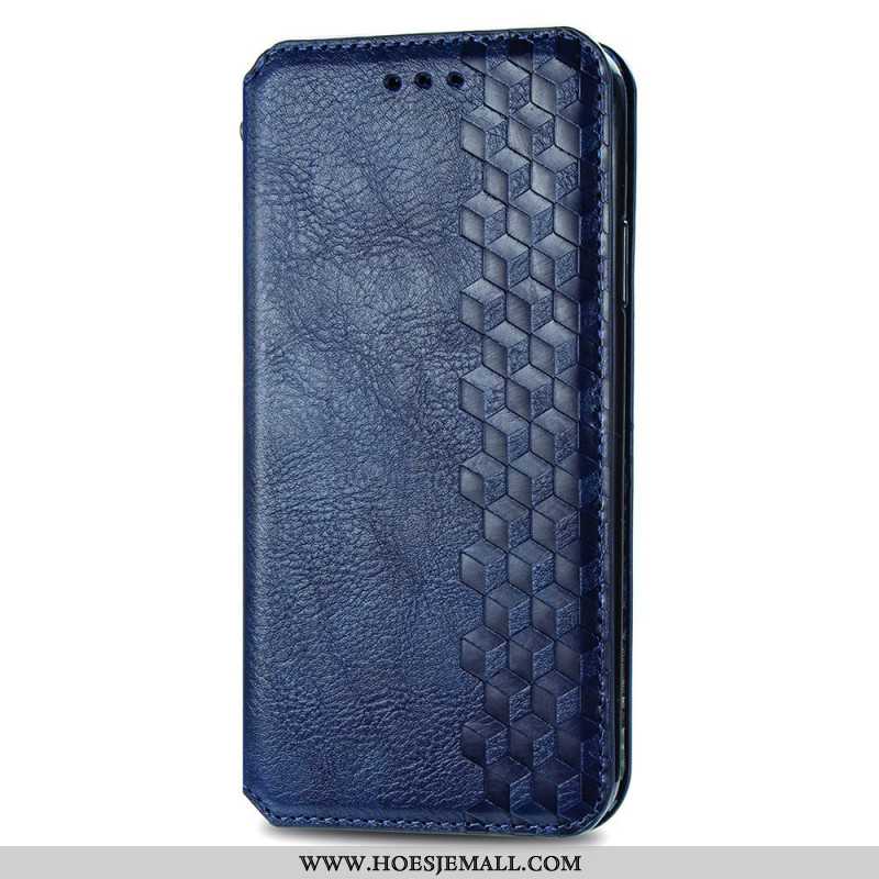 Folio-hoesje Voor Xiaomi Redmi Note 13 Pro Plus 5g Vintage Ruitpatroon