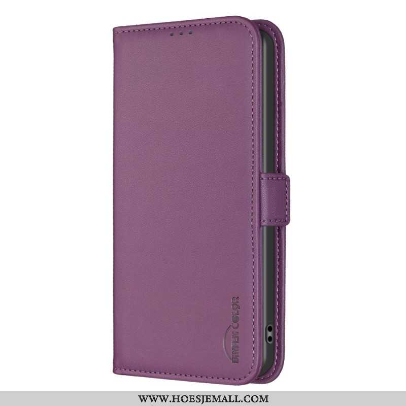 Flip Case Leren Xiaomi Redmi Note 13 Pro Plus 5g Binfen Kleur