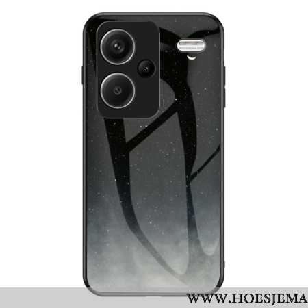 Hoesje Voor Xiaomi Redmi Note 13 Pro Plus 5g Gehard Glas Met Sterrenhemel