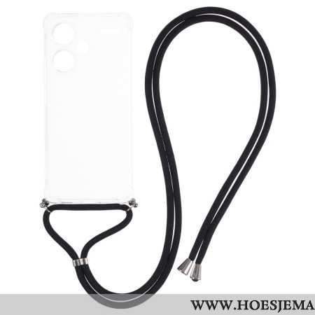 Hoesje Xiaomi Redmi Note 13 Pro Plus 5g Transparant Koord Bescherming Hoesje