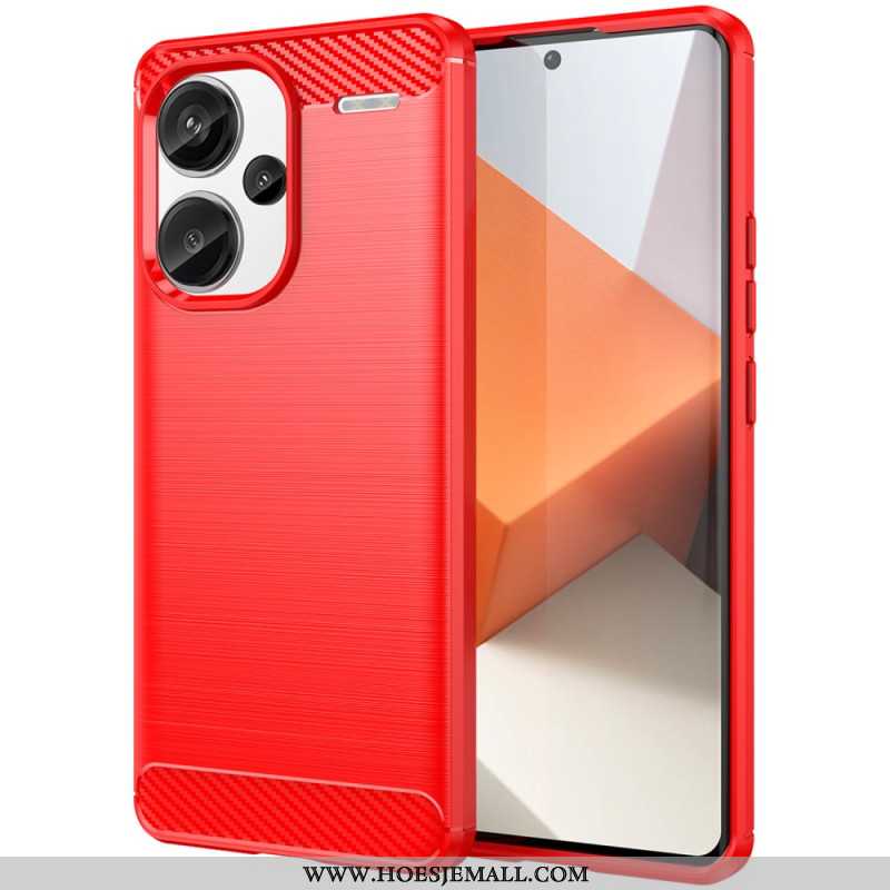 Case Hoesje Xiaomi Redmi Note 13 Pro Plus 5g Telefoonhoesje Geborstelde Koolstofvezel