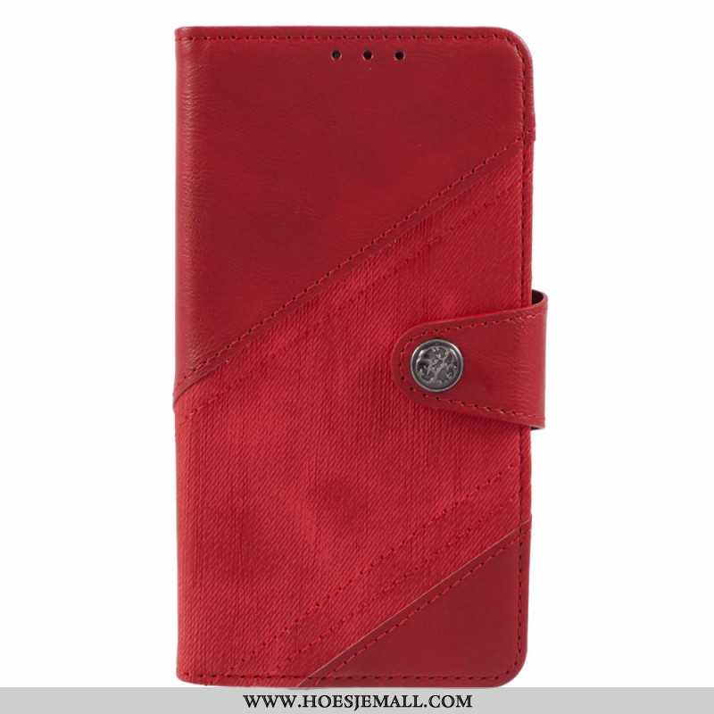 Leren Hoesje Voor Xiaomi Redmi Note 13 Pro Plus 5g Bi-textuur