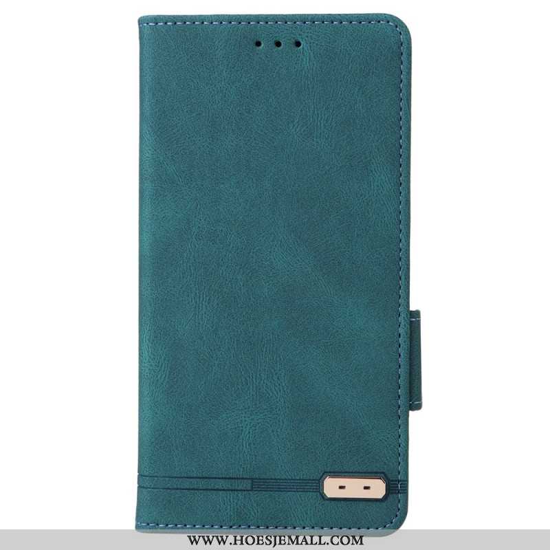 Leren Hoesje Xiaomi Redmi Note 13 Pro Plus 5g Retrostijl Bescherming Hoesje