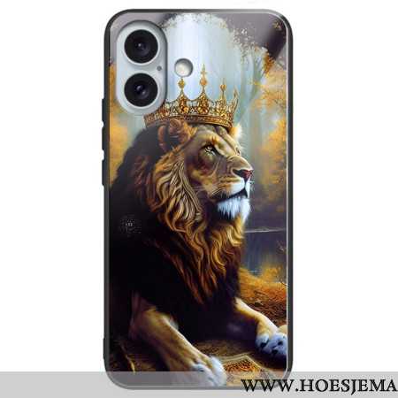 Hoesje iPhone 16 Plus Lion King Gehard Glas