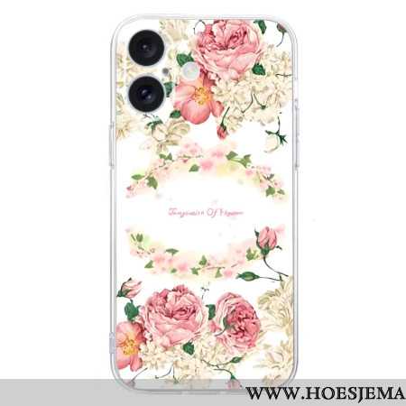 Hoesje iPhone 16 Plus Vintage Rozen Bescherming Hoesje