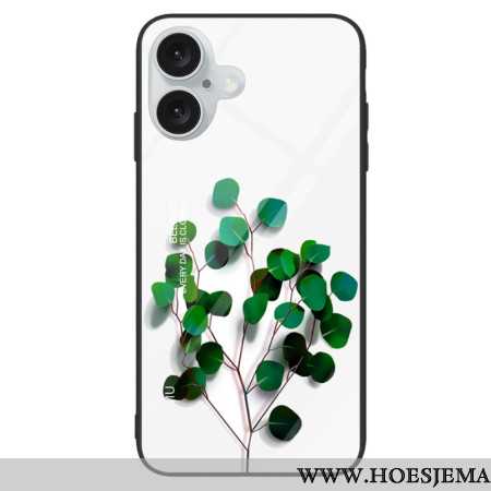 Hoesje iPhone 16 Plus Groene Bladeren