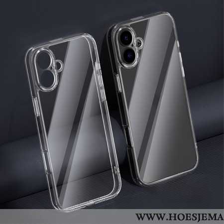 Hoesje Voor iPhone 16 Plus Transparant Gehard Glas