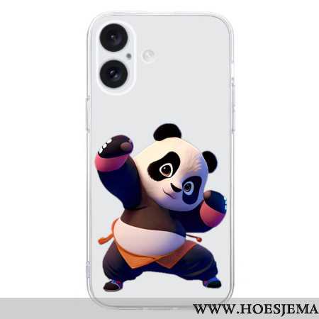 Case Hoesje iPhone 16 Plus Telefoonhoesje Panda