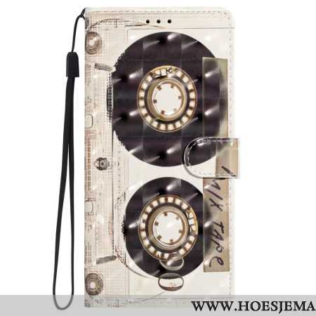 Folio-hoesje iPhone 16 Plus Telefoonhoesje Lanyardcassette