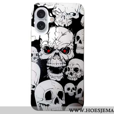 Hoesje iPhone 16 Plus Schedels