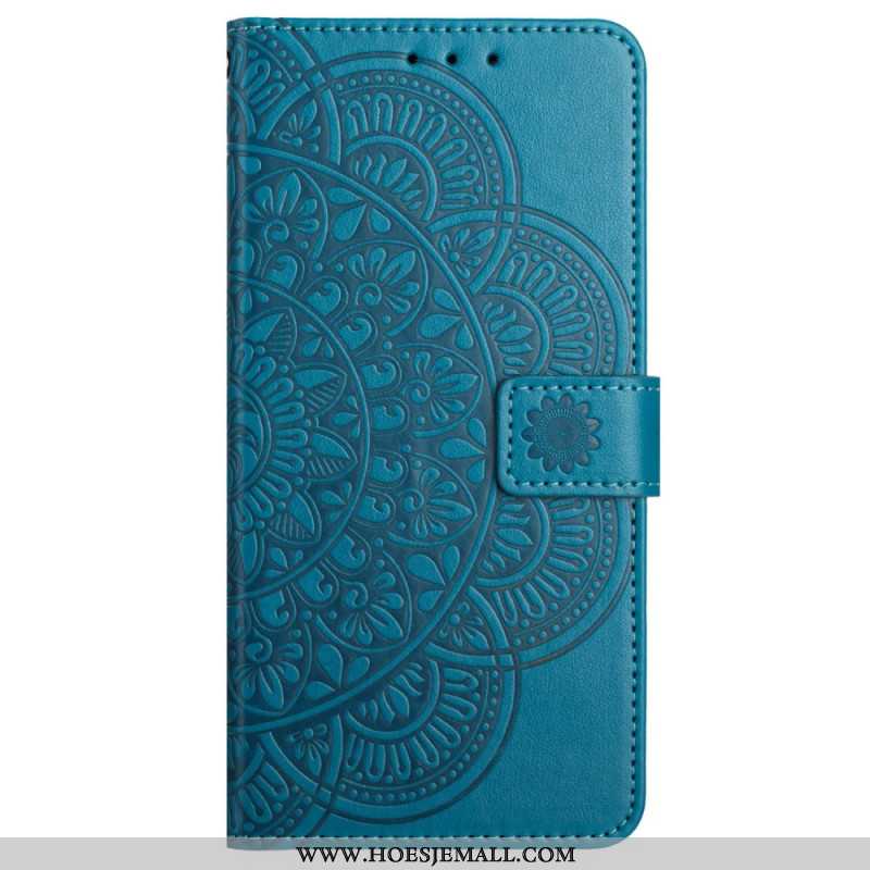 Folio-hoesje iPhone 16 Plus Mandala-riempatroon