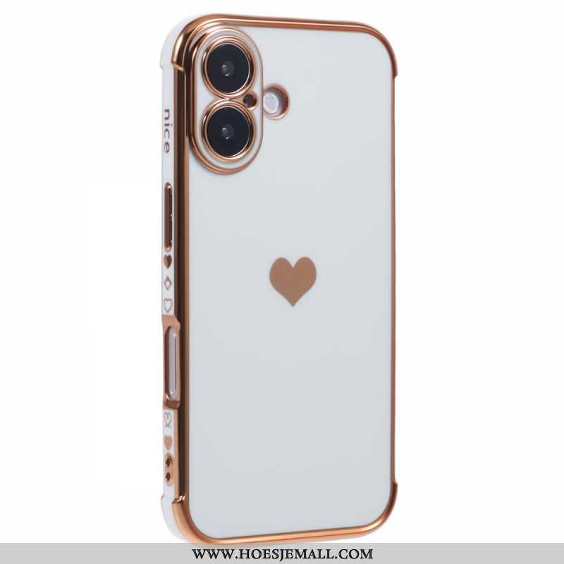 Case Hoesje iPhone 16 Plus Telefoonhoesje Hart