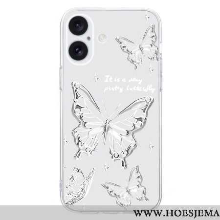 Hoesje iPhone 16 Plus Vlinders