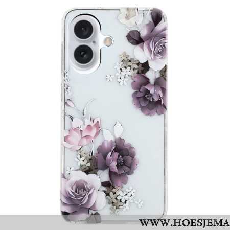 Hoesje iPhone 16 Plus Pioenrozen