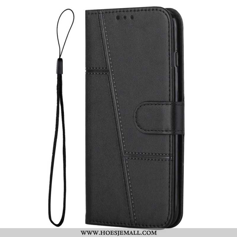 Flip Case Leren iPhone 16 Plus Zakelijk