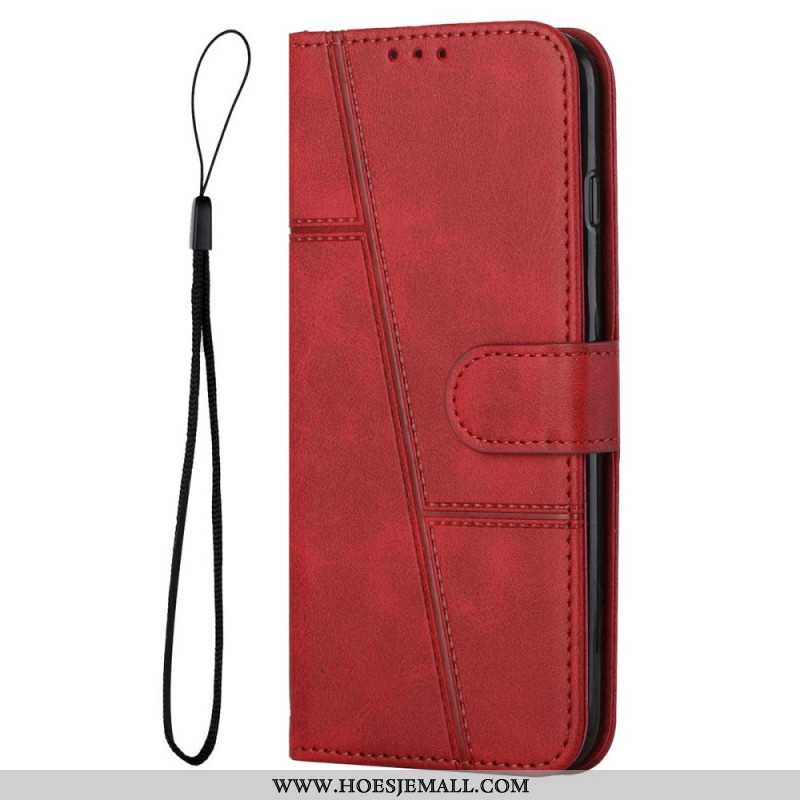 Flip Case Leren iPhone 16 Plus Zakelijk