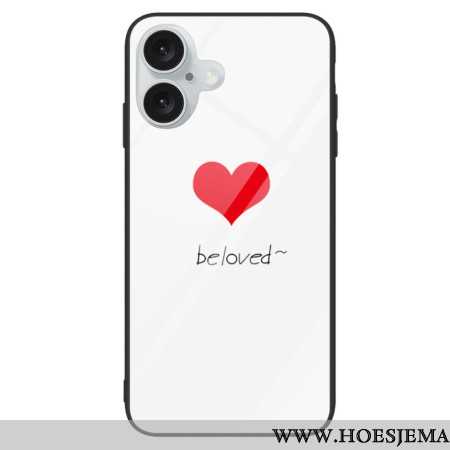 Hoesje iPhone 16 Plus Geliefd Gehard Glas