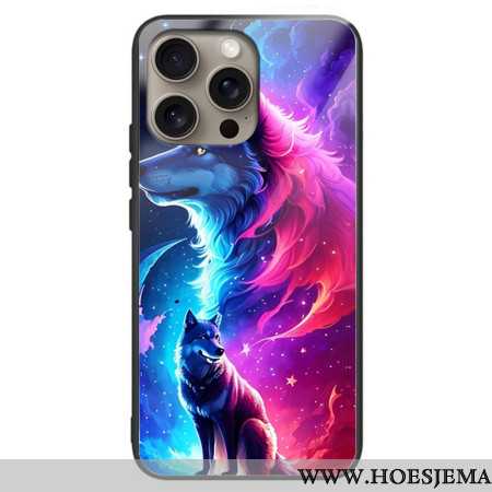 Hoesje iPhone 16 Pro Max Sterrenwolf Van Gehard Glas Bescherming Hoesje