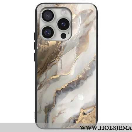 Hoesje iPhone 16 Pro Max Alchemistisch Marmer Gehard Glas