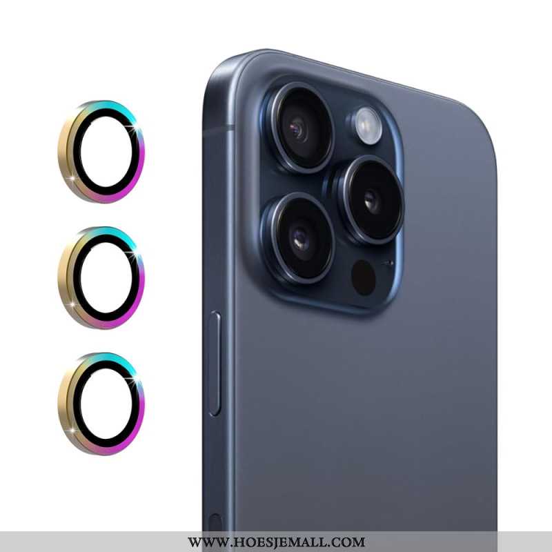 iPhone 16 Pro Max Enkay Gekleurde Ringen Lensbeschermer