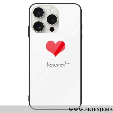 Hoesje iPhone 16 Pro Max Geliefd Gehard Glas