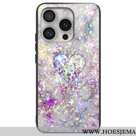 Hoesje iPhone 16 Pro Max Glanzend Hartgehard Glas