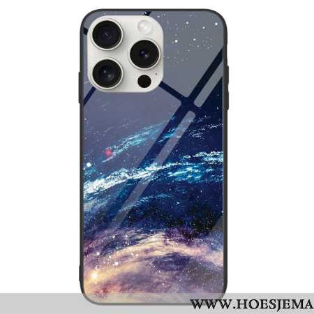 Hoesje iPhone 16 Pro Max Melkweg Gehard Glas